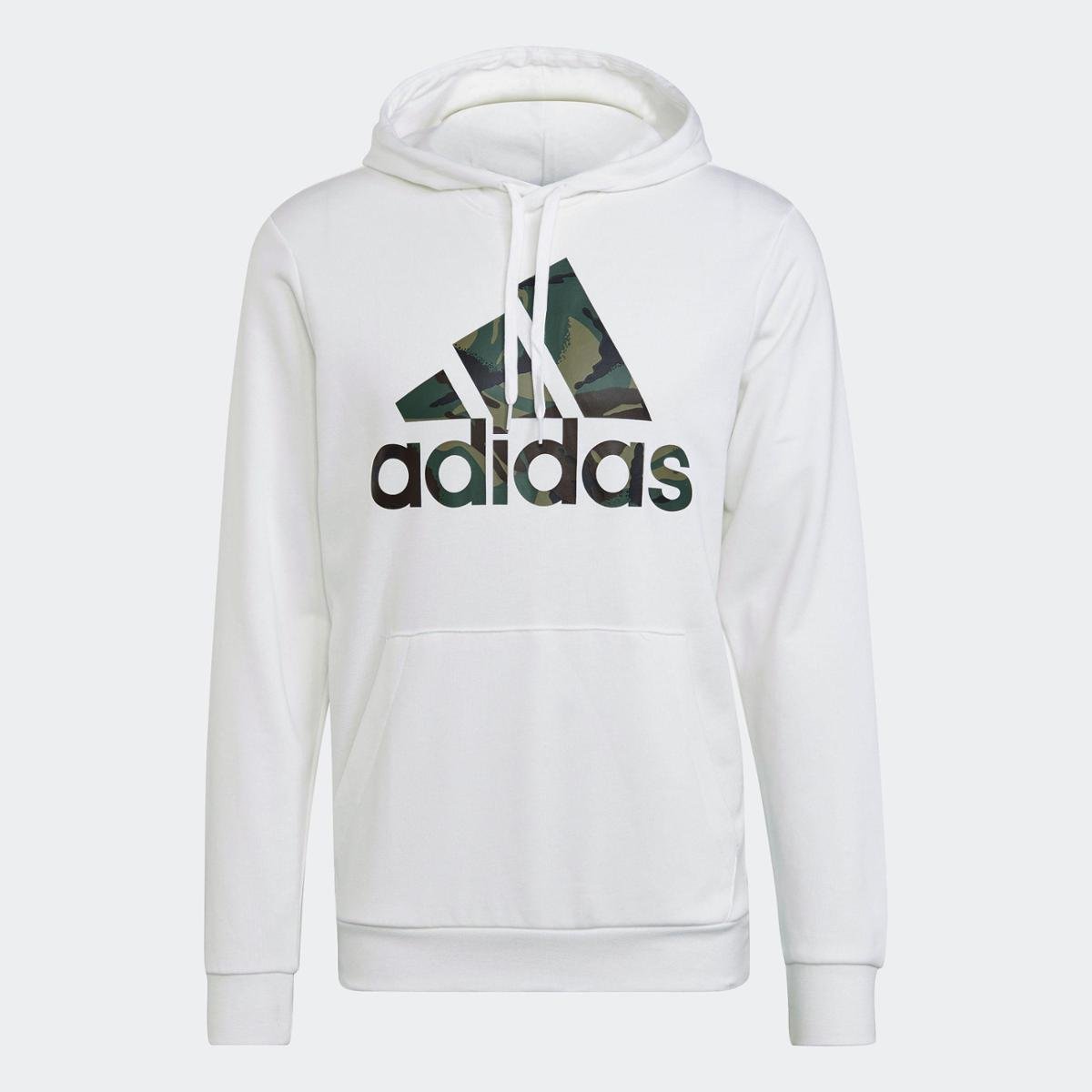 Moletom Capuz Blusao Adidas Branco Agasalho Esportivo Agasalho Adidas Branco  Masculino Agasalho, image size:1200x1200