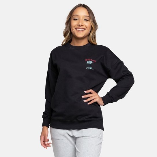 Blusa Moletom Care Ride In Billabong - Preto