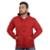 Blusa Moletom Casaco Masculino Canguru Com Zíper - Vermelho