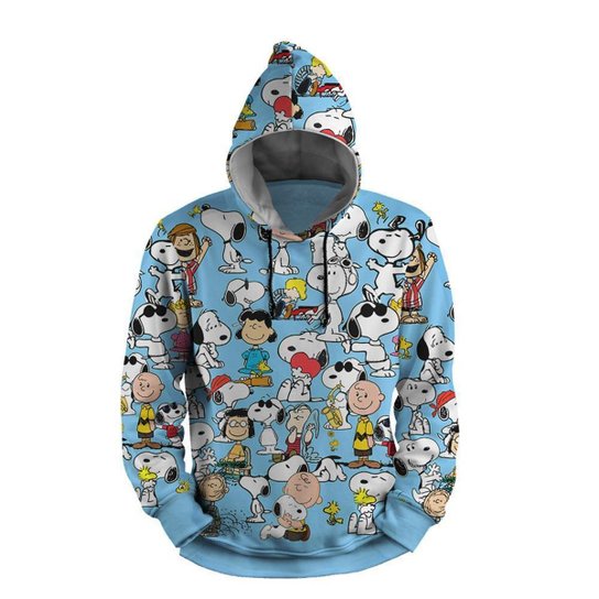 Blusa Moletom Casual Masculina Snoopy Capuz Bolso Canguru - Azul é ruim? Blusa Moletom Casual Masculina Snoopy Capuz Bolso Canguru - Azul é boa?