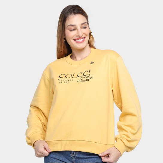 Blusa Moletom Colcci Casual Feminina