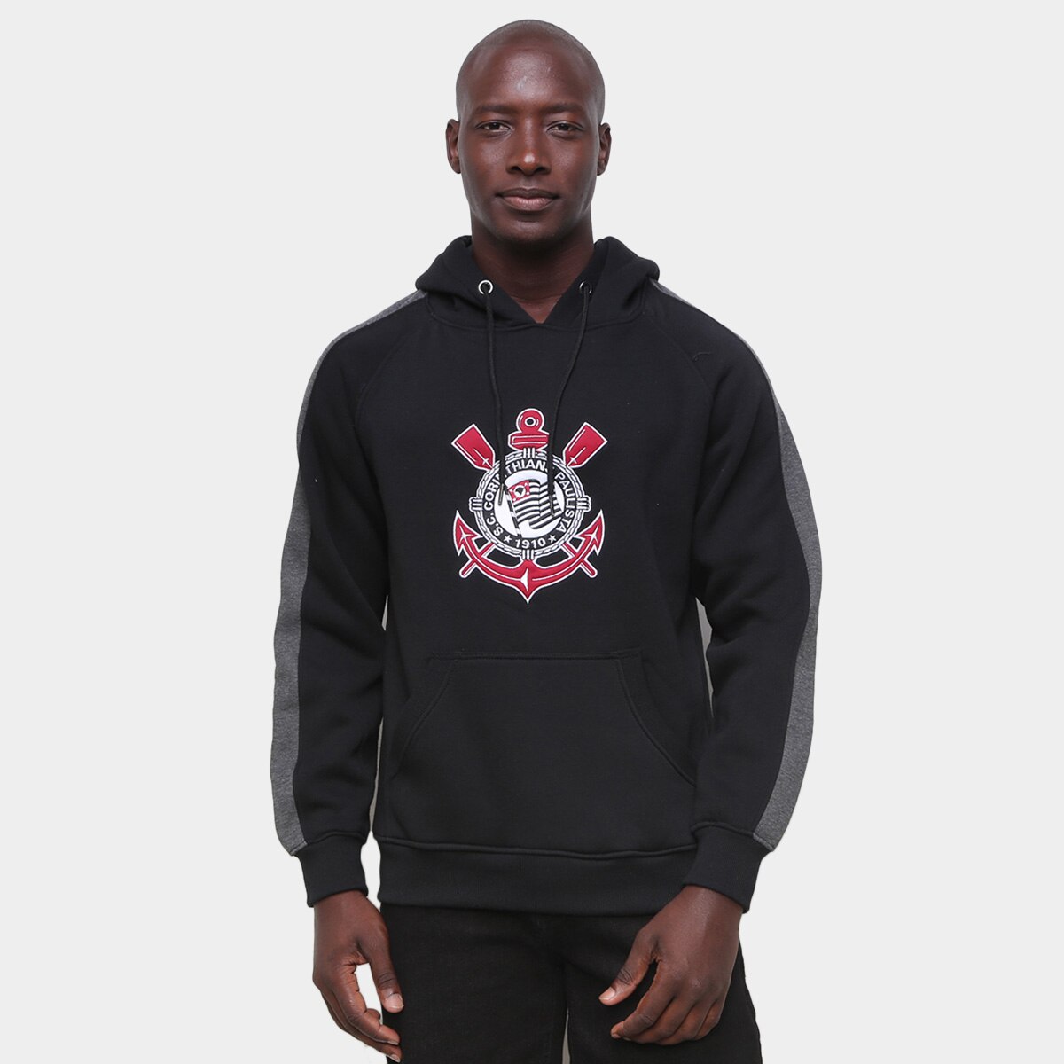 Blusa Moletom Corinthians SPR Embroidery Com Capuz Masculina é ruim? Blusa Moletom Corinthians SPR Embroidery Com Capuz Masculina é boa?