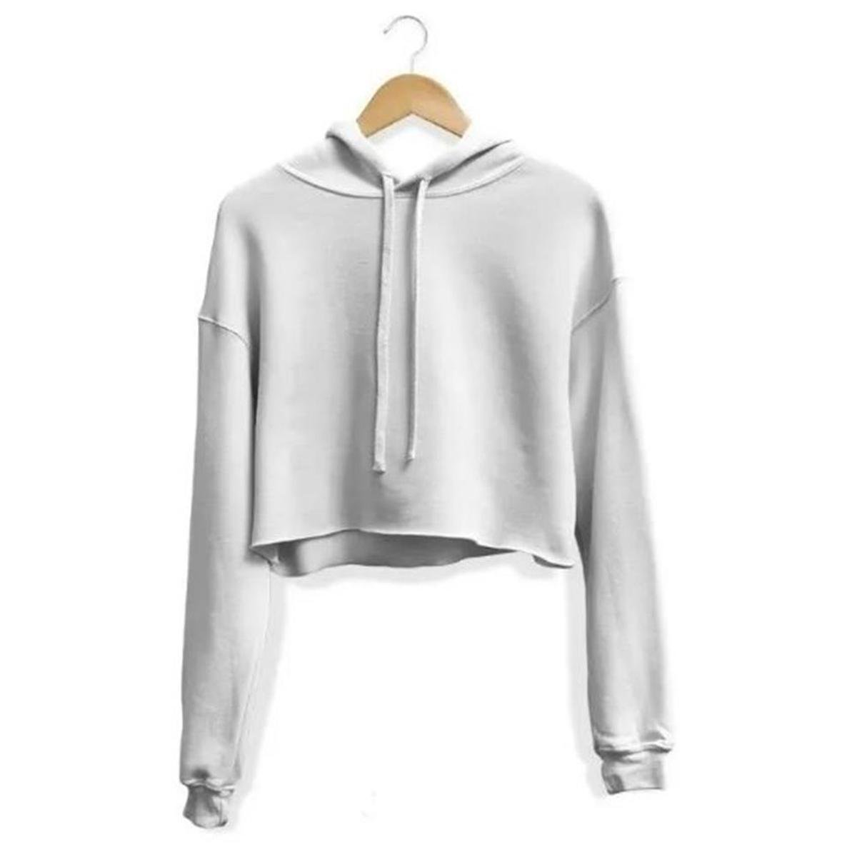 blank oversized moletom com capuzs