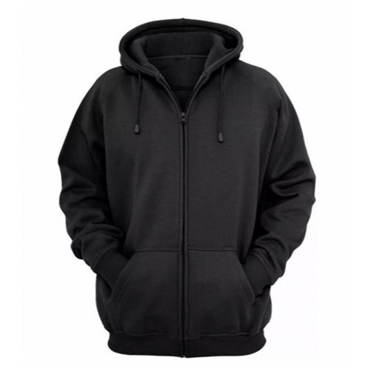 Blusa Moletom De Ziper Com Capuz Flanelado - Preto é ruim? Blusa Moletom De Ziper Com Capuz Flanelado - Preto é boa?