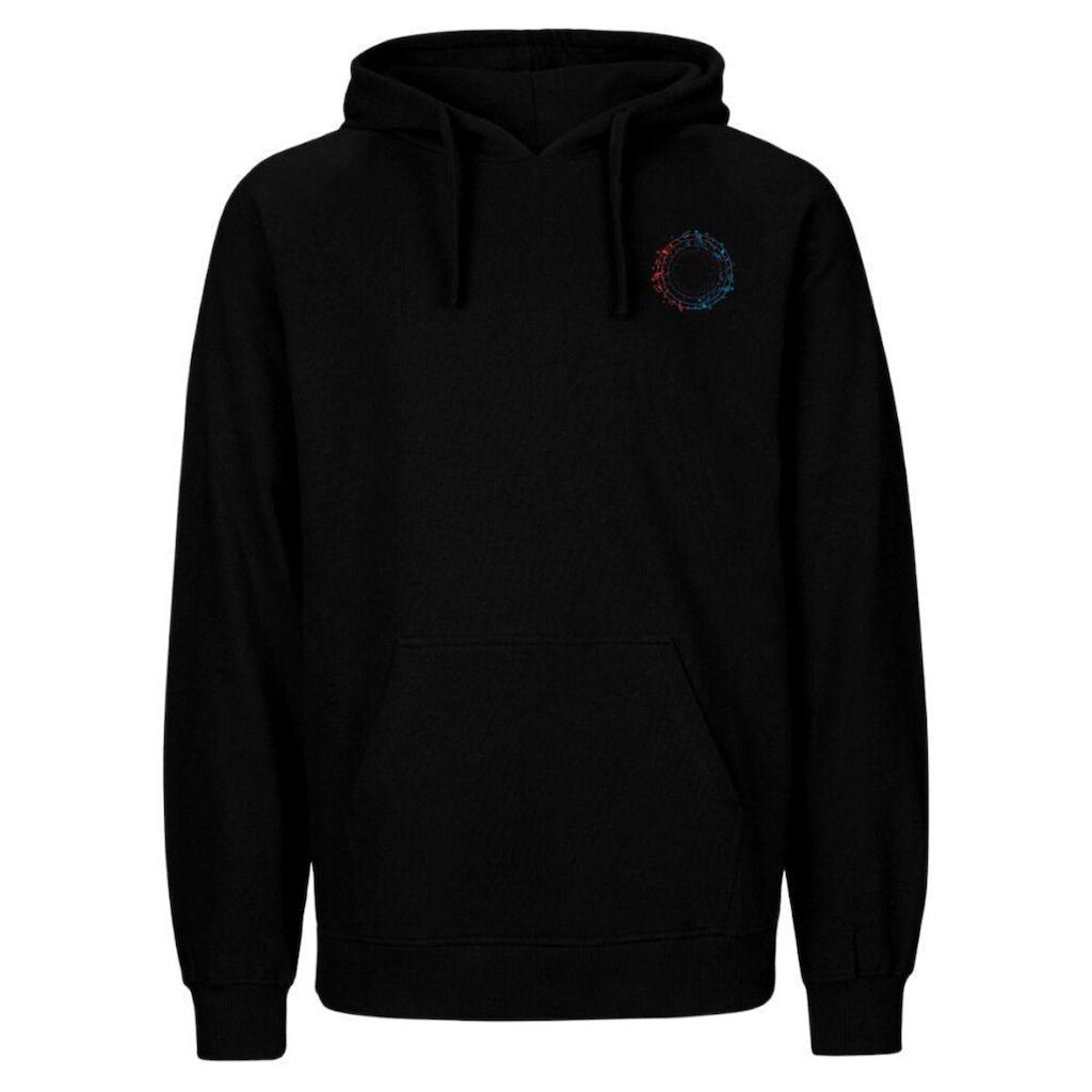 Blusa Moletom Estampada Abrigo De Frio Com Capuz E Bolsos