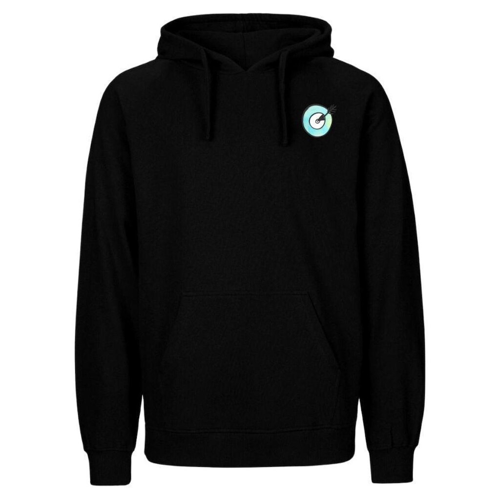 Blusa Moletom Estampada Abrigo De Frio Com Capuz E Bolsos