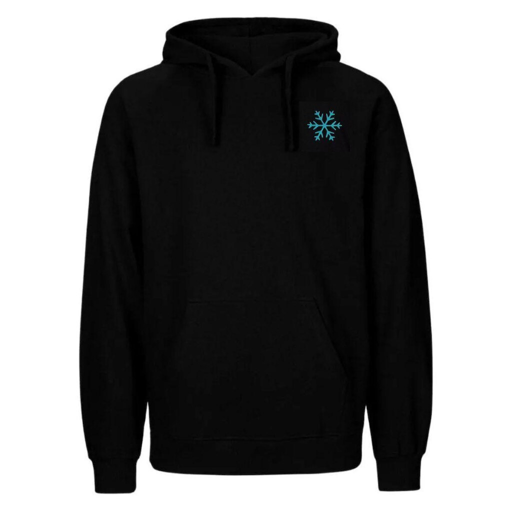 Blusa Moletom Estampada Abrigo De Frio Com Capuz E Bolsos