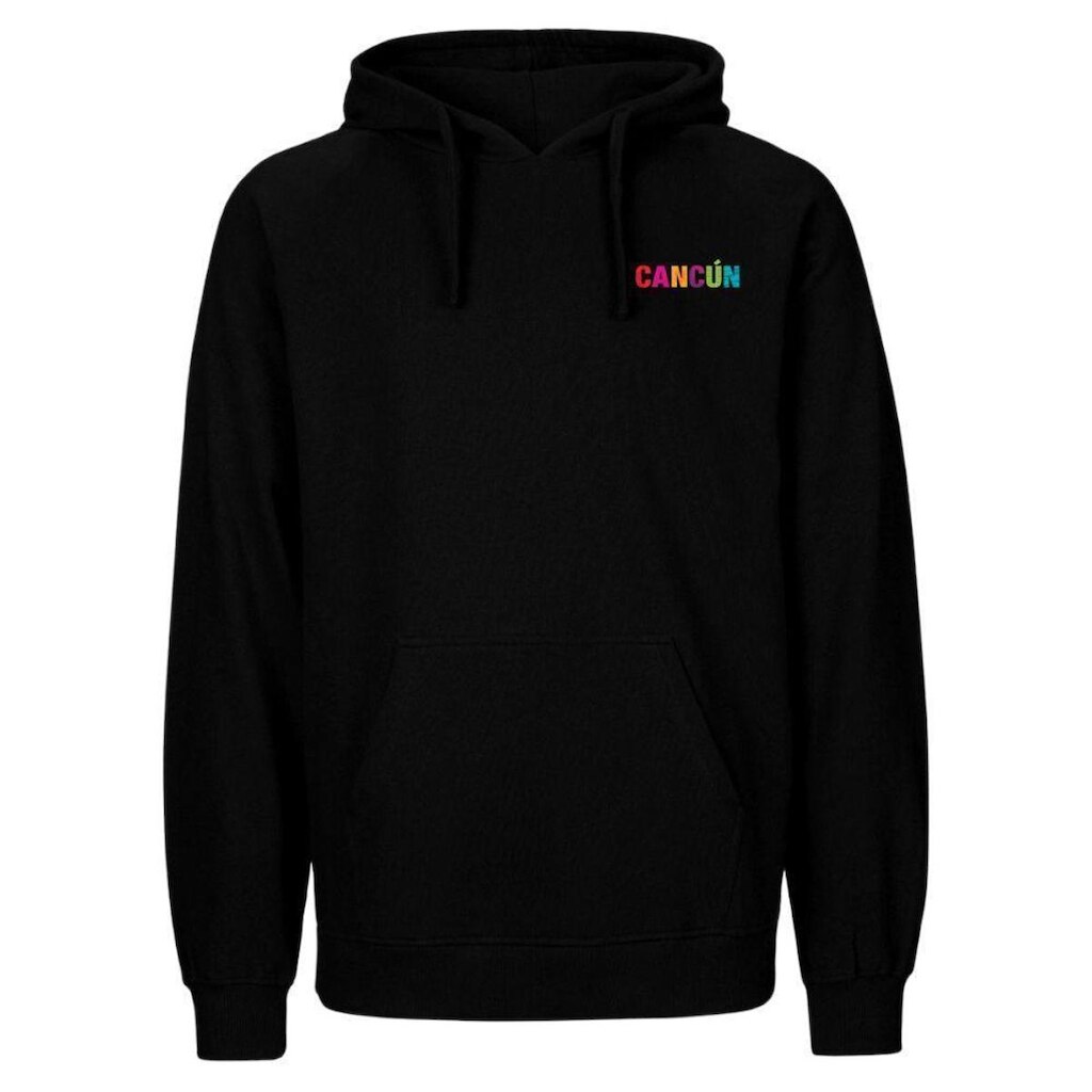 Blusa Moletom Estampada Abrigo De Frio Com Capuz E Bolsos
