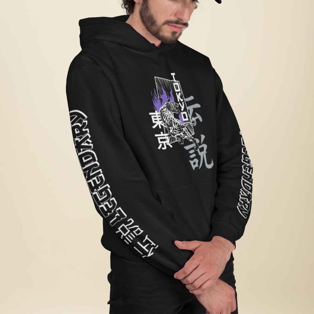 Blusa Moletom Estampado Casual Legendary