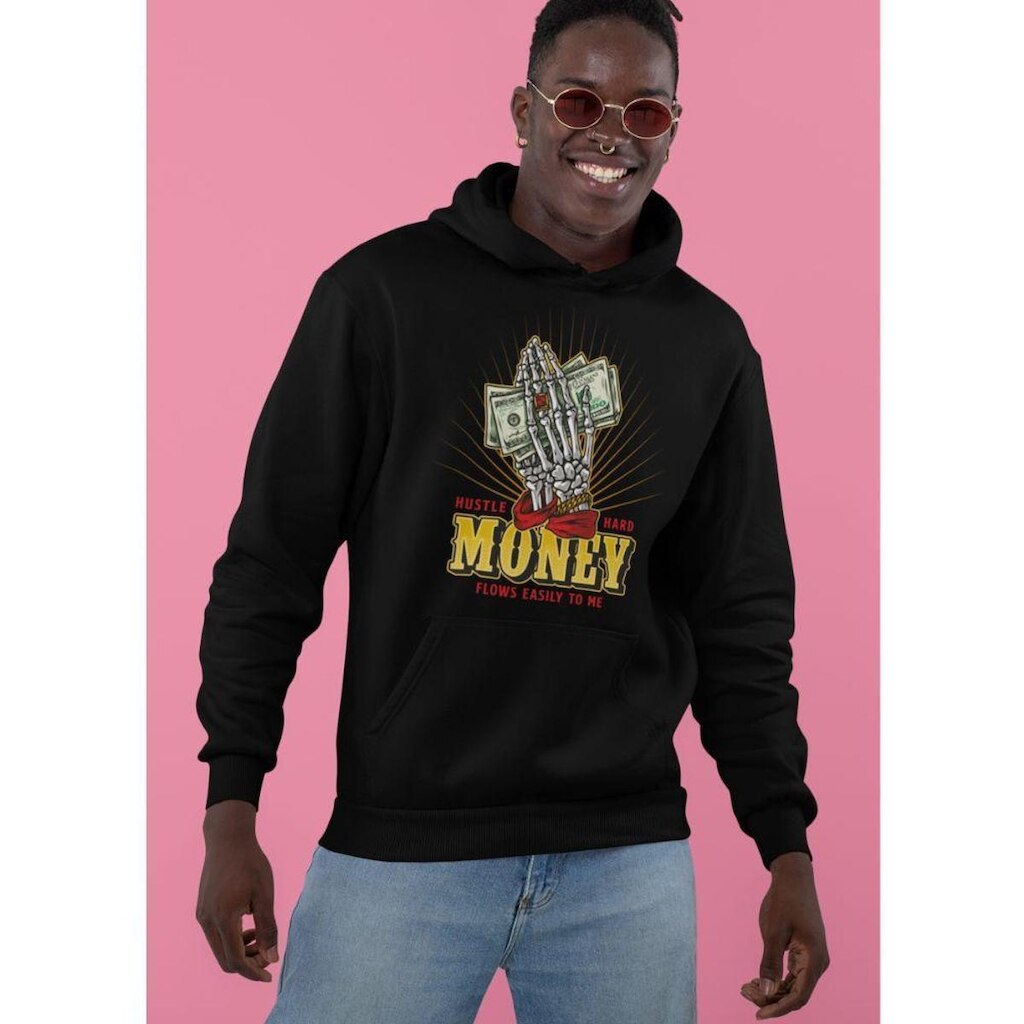 Blusa Moletom Estampado Casual Money