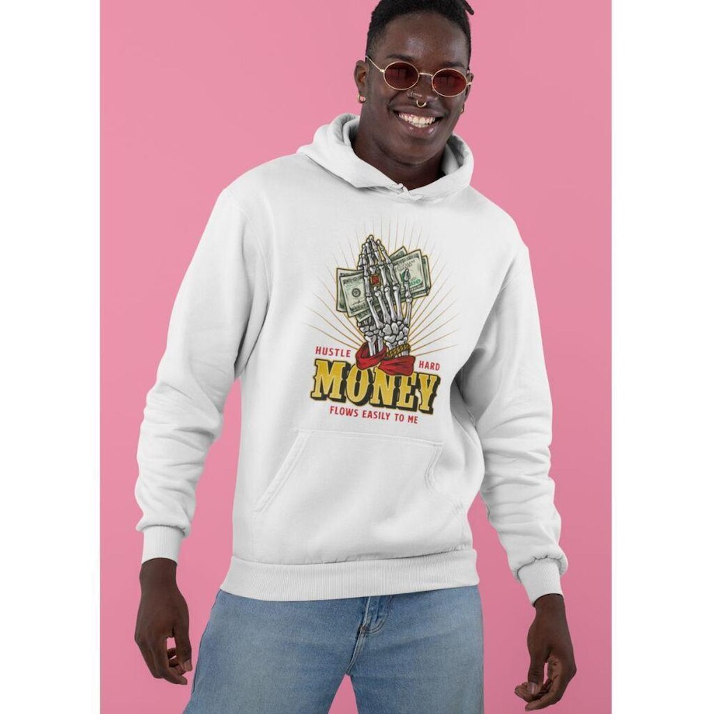 Blusa Moletom Estampado Casual Money