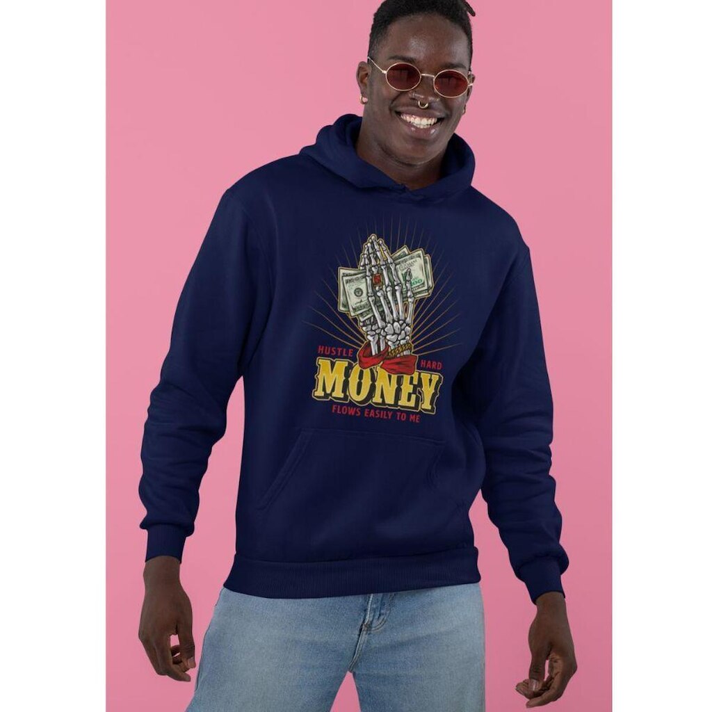 Blusa Moletom Estampado Casual Money