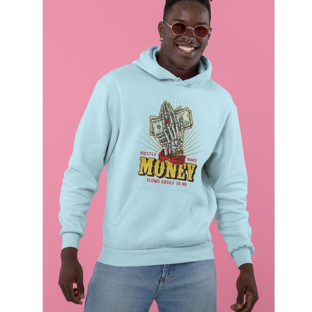 Blusa Moletom Estampado Casual Money