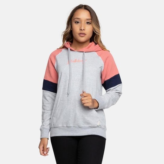 Blusa Moletom Fechado Around The Block Billabong - Cinza