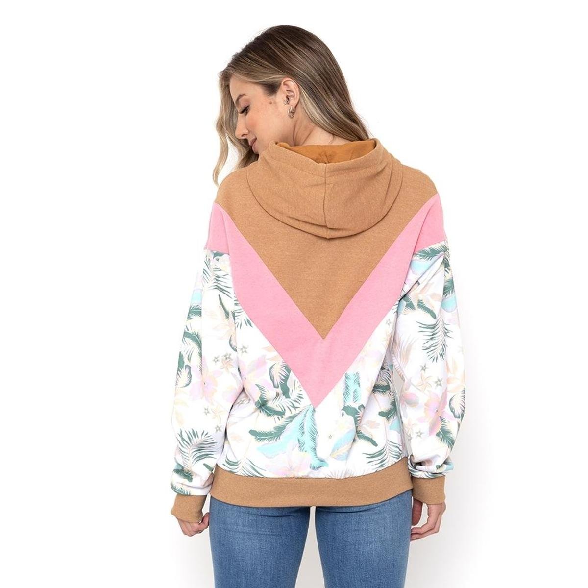 roxy chasing waves moletom com capuz