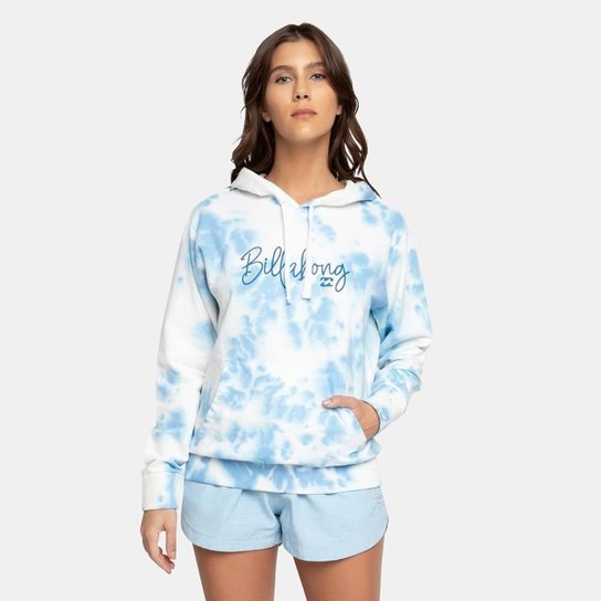 Blusa Moletom Fechado Surf Vibemsp Billabong - Azul