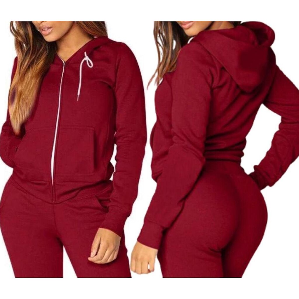 Blusa Moletom Feminina Com Zíper e Capuz Inverno Diversas Ocasiões