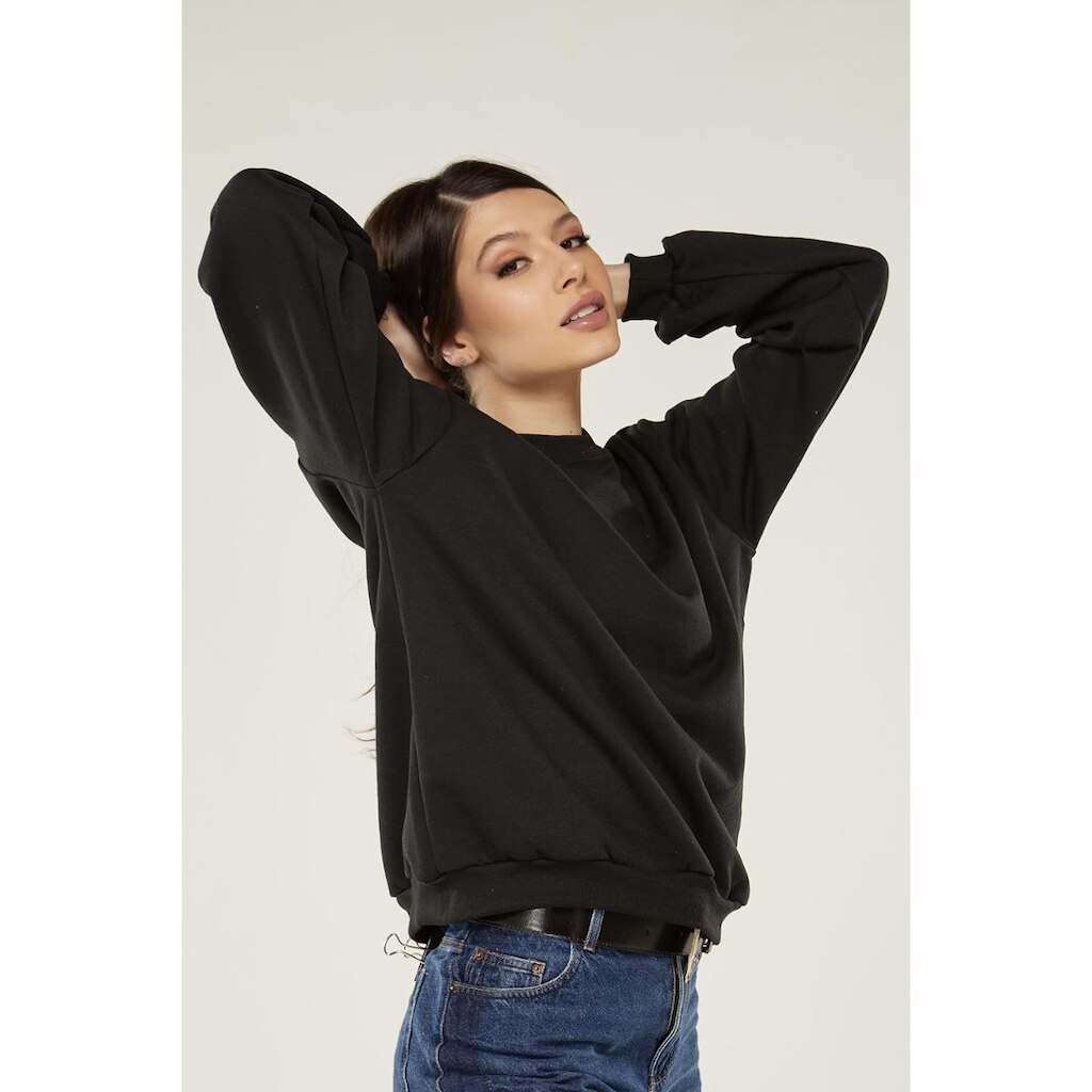 Blusa Moletom Feminina  Manga Longa