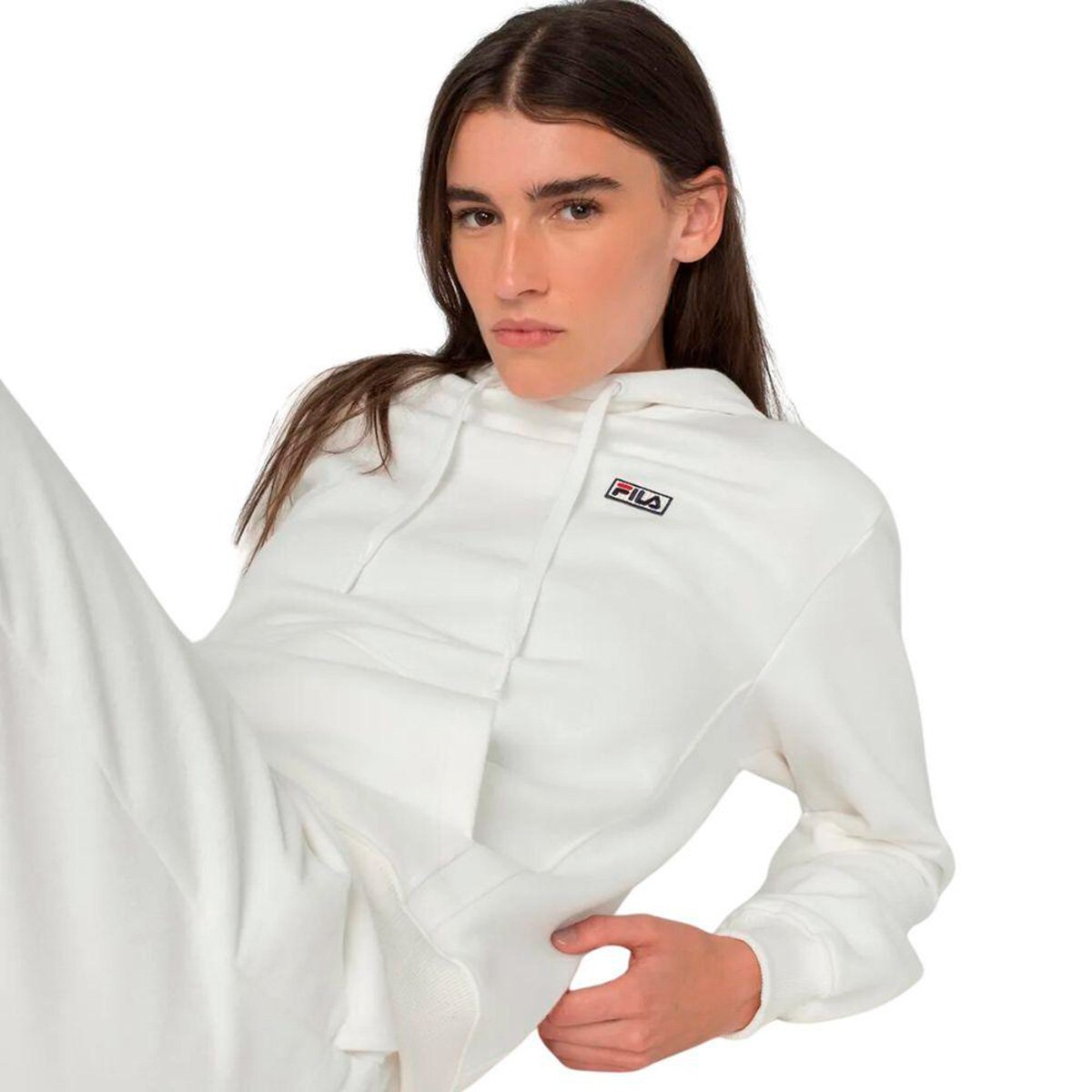 Moletom Feminino Blusa De Moletom Fila Moletom Fila Letter II