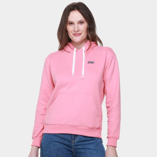 Blusa Moletom Fila Heritage Essential Com Capuz Feminino