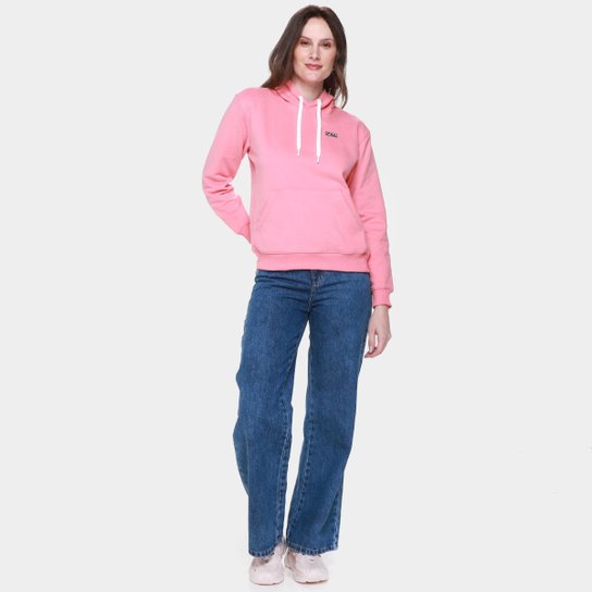 Blusa Moletom Fila Heritage Essential Com Capuz Feminino