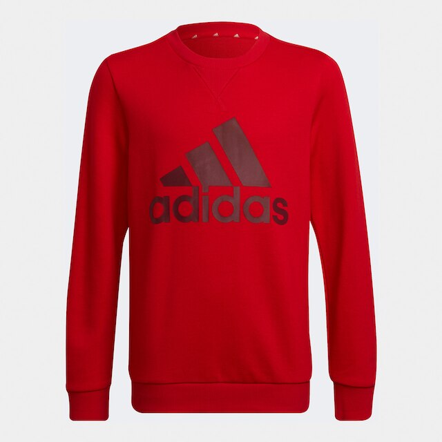 Blusa Moletom Infantil Adidas Essentials Masculina - Vermelho Menor preço em Blusa Moletom Infantil Adidas Essentials Masculina - Vermelho