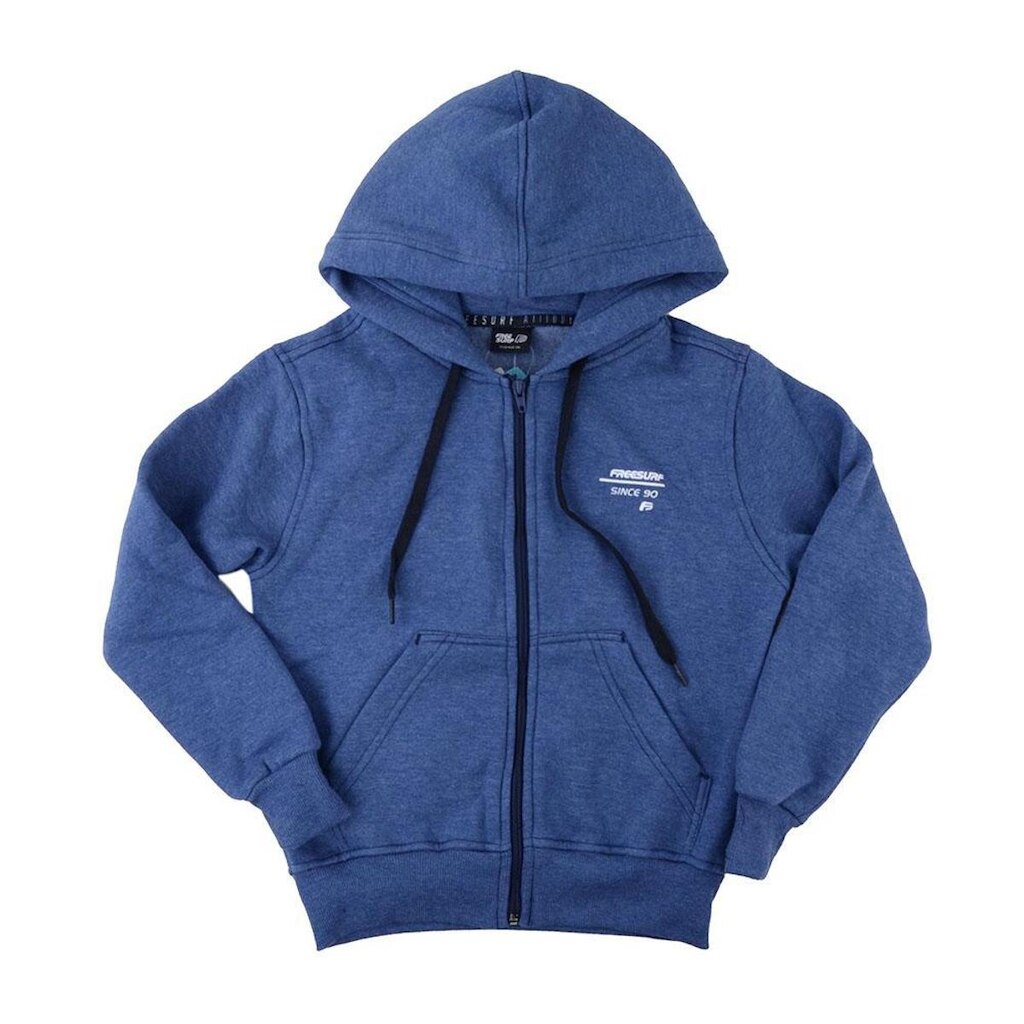 Blusa Moletom Infantil Freesurf Lines Azul Marinho - 1310