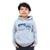 Blusa Moletom Infantil Premium Fechada Com Touca Gangster - Cinza