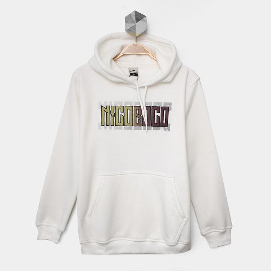 Blusa Moletom Juvenil Nicoboco Belanger Com Capuz Masculina Off