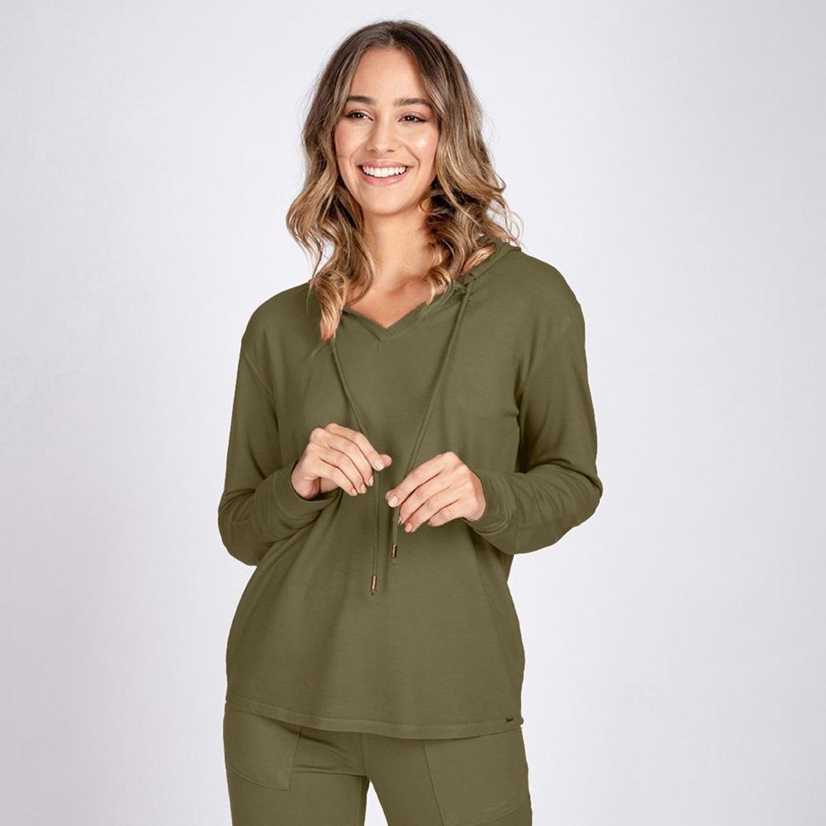 olive moletom com capuz