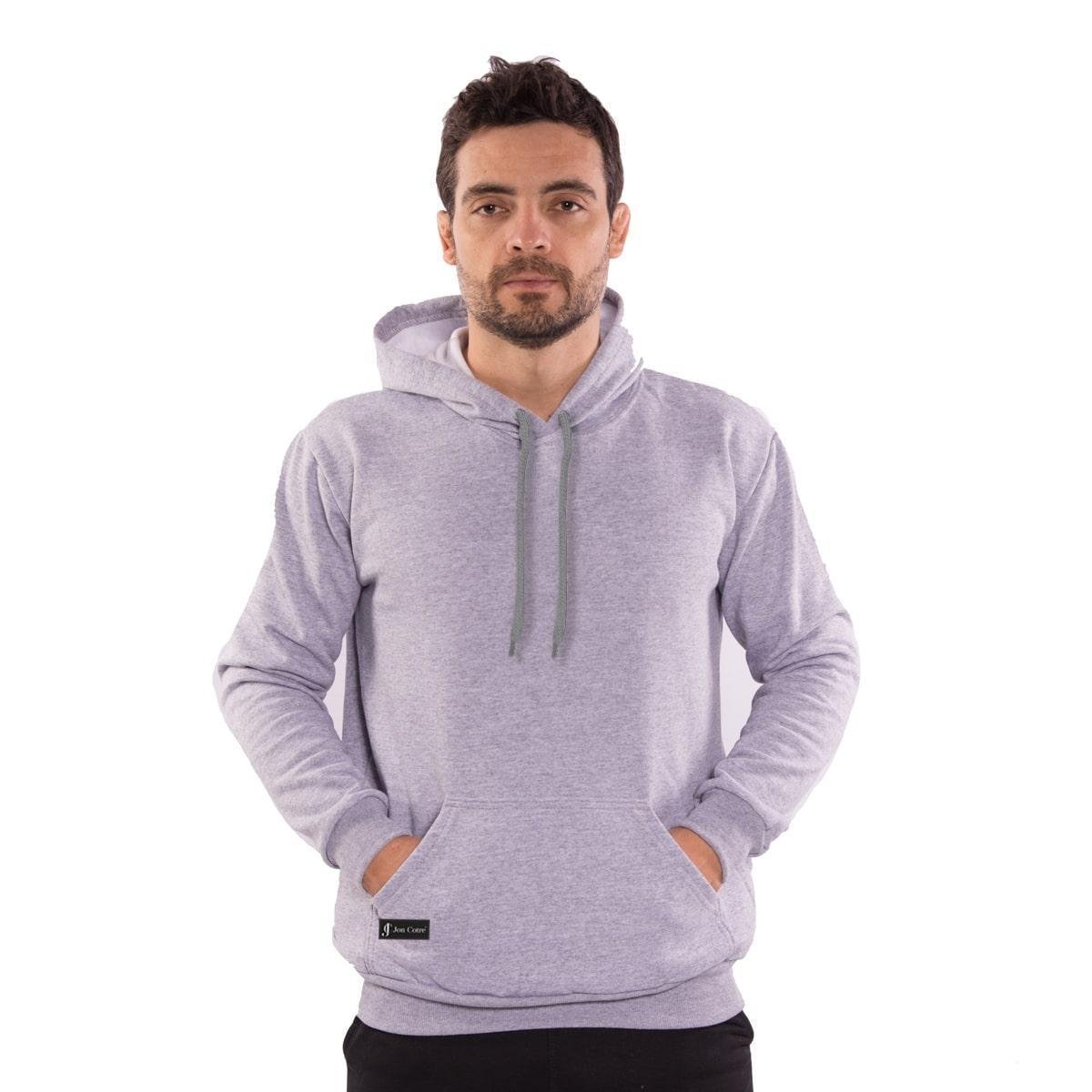 Blusa Moletom Liso Canguru Capuz Bolso Unissex Casaco Frio Menor preço em Blusa Moletom Liso Canguru Capuz Bolso Unissex Casaco Frio