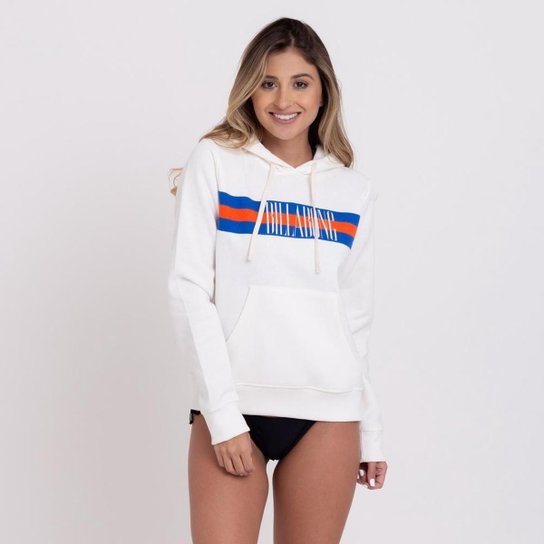 Blusa Moletom Love Strong Billabong - Branco