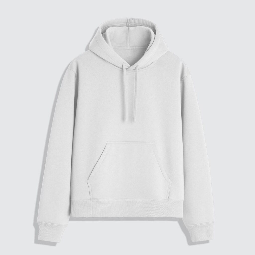 Blusa Moletom Masculino Com Capuz Liso Sem Estampa 100% Algodão