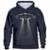 Blusa Moletom Masculino Feminino Estampa de Aliens ET 3D Com Capuz Flanelada Confortável - Preto