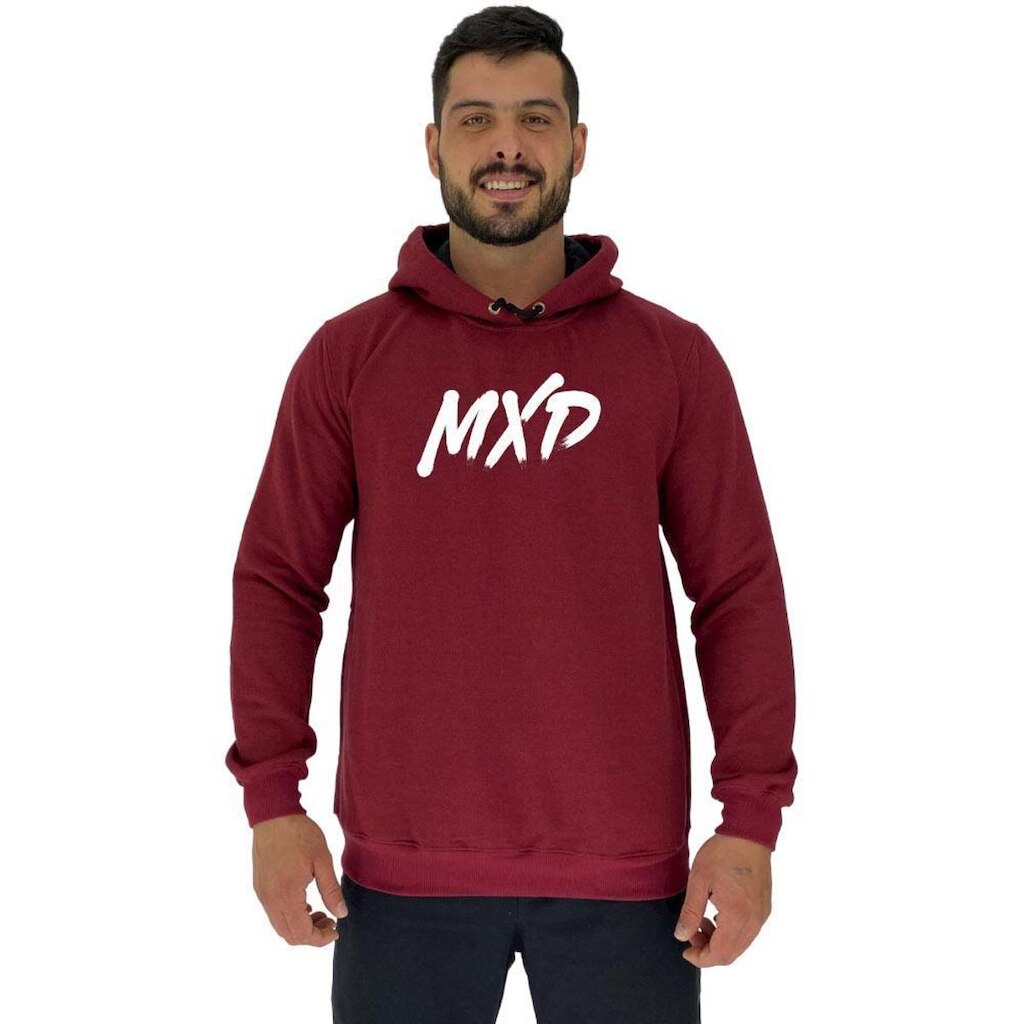 Blusa Moletom MXD Conceito Tradicional Com Touca Classic Masculina