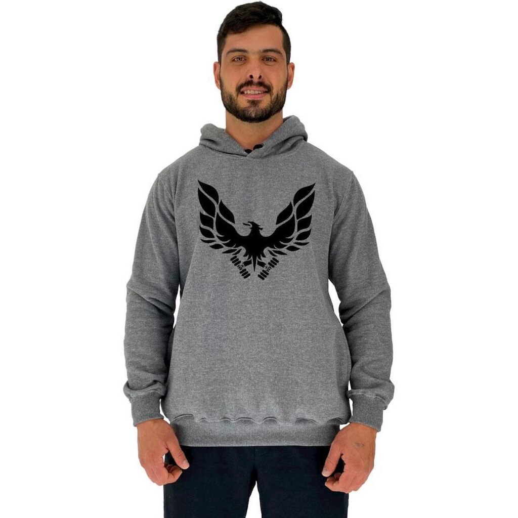 Blusa Moletom MXD Conceito Tradicional Com Touca Fênix Masculina