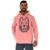 Blusa Moletom MXD Conceito Tradicional Com Touca Masculina - Rosa
