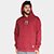 Blusa Moletom NBA Com Capuz Masculina - Vinho