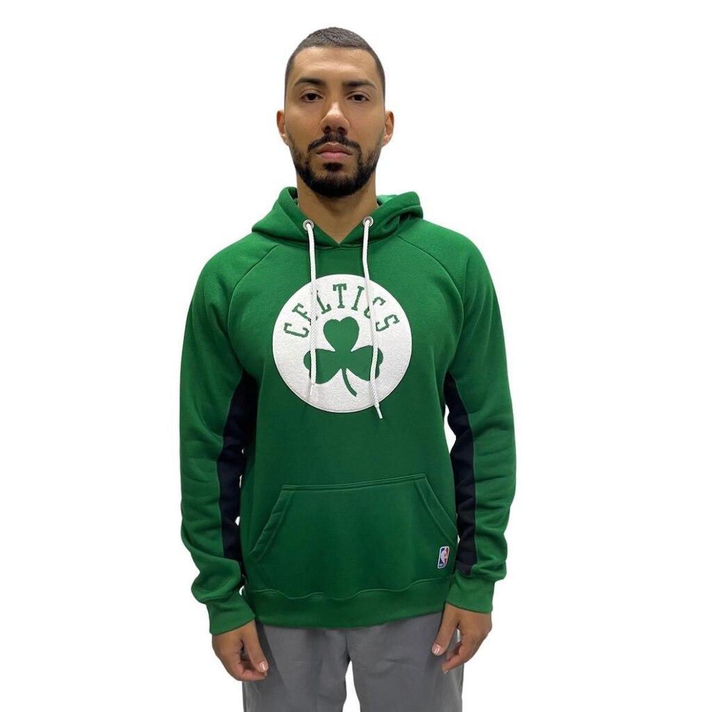 BLUSA MOLETOM NBA MASCULINA CELTICS CHENILLE NB489 ORIGINAL