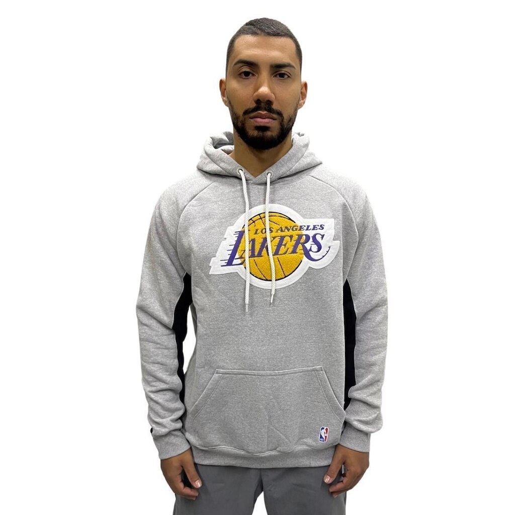 BLUSA MOLETOM NBA MASCULINA LAKERS CHENILLE ORIGINAL