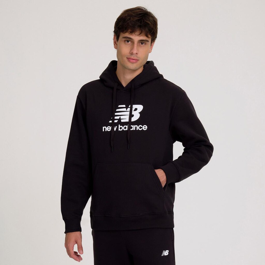 Blusa Moletom New Balance Essentials Com Capuz Masculina