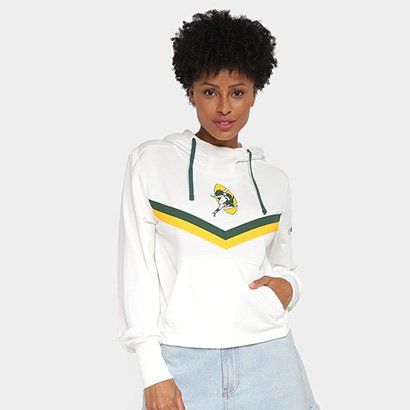Blusa Moletom NFL Green Bay Packers Historic Nike Dri-Fit Com Capuz Feminina - Feminino