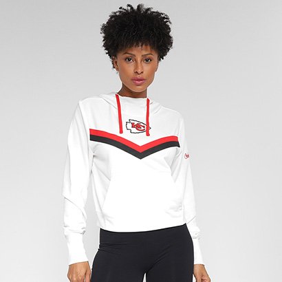 Blusa Moletom NFL Kansas City Chiefs Historic Nike Dri-Fit Com Capuz Feminina - Feminino
