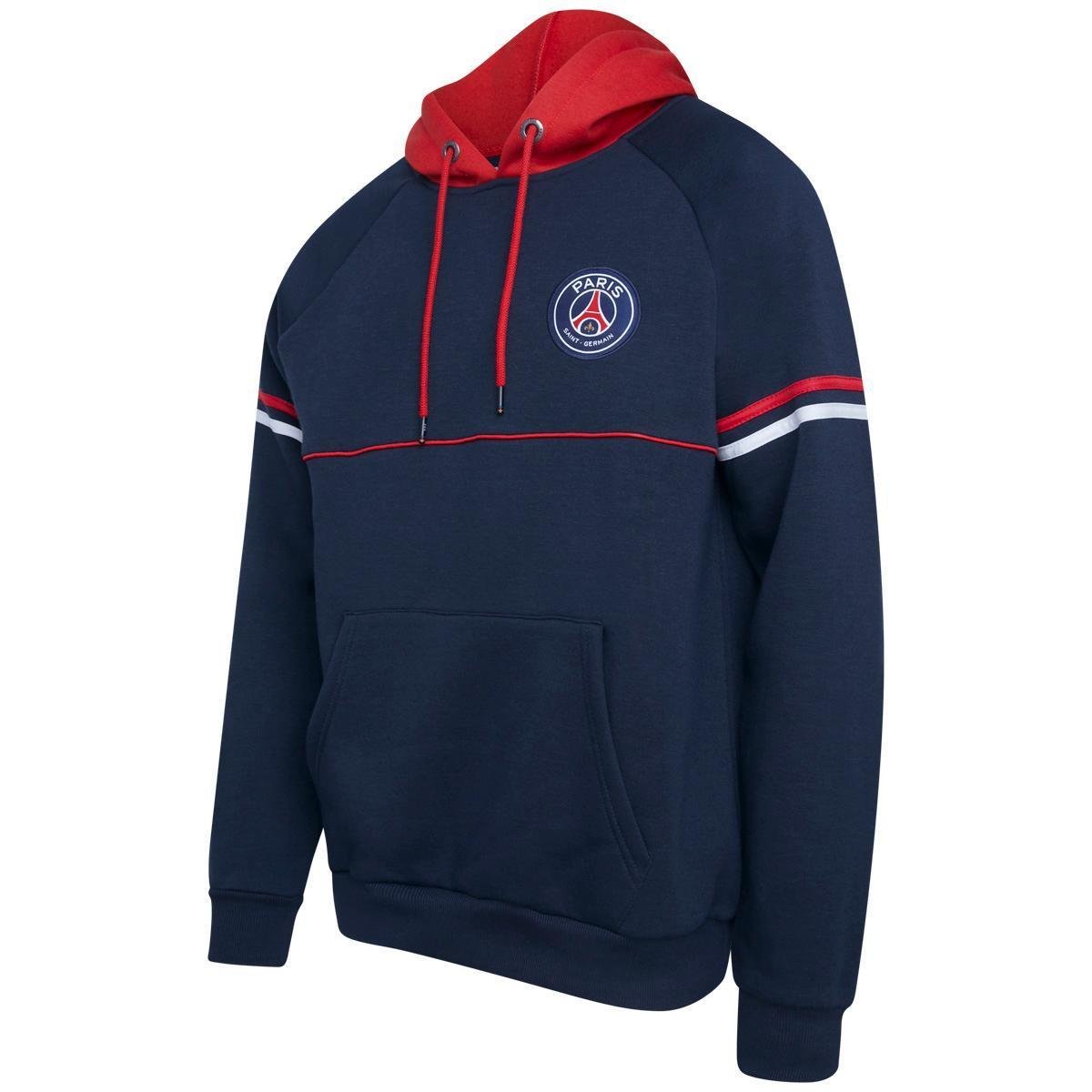 Blusa Moletom PSG Paris Saint Germain Azul Masculino Azul Escuro