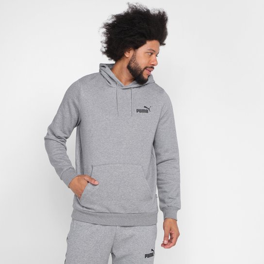 Blusa Moletom Puma Ess Small Logo com Capuz Fl Masculino - Cinza é ruim? Blusa Moletom Puma Ess Small Logo com Capuz Fl Masculino - Cinza é boa?
