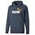 Blusa Moletom Puma Essentials + 2 Col Big Logo Fl com Capuz Masculino - Azul Navy