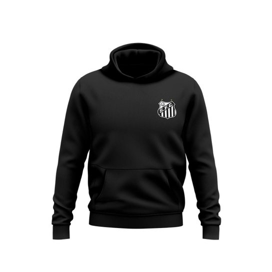 Blusa Moletom Santos Favorite Masculino Preto Netshoes - Main Image