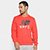 Blusa Moletom São Paulo New Balance Manga Longa Masculina - Vermelho