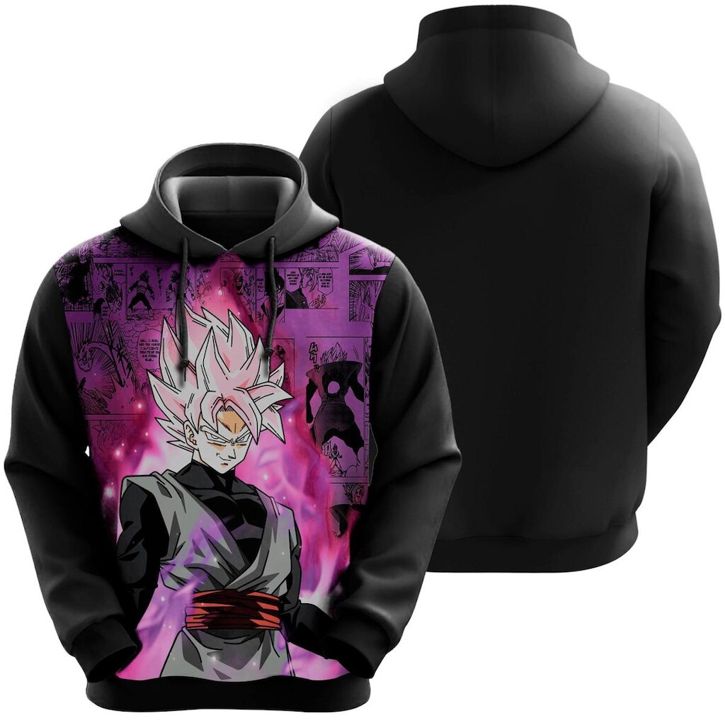 Blusa Moletom Sublimação Blusão Full Print com Capuz Anime Novidade