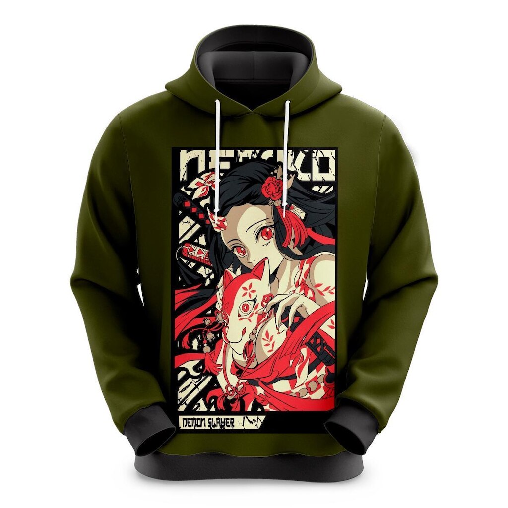 Blusa Moletom Sublimação Blusão Full Print com Capuz Anime Novidade